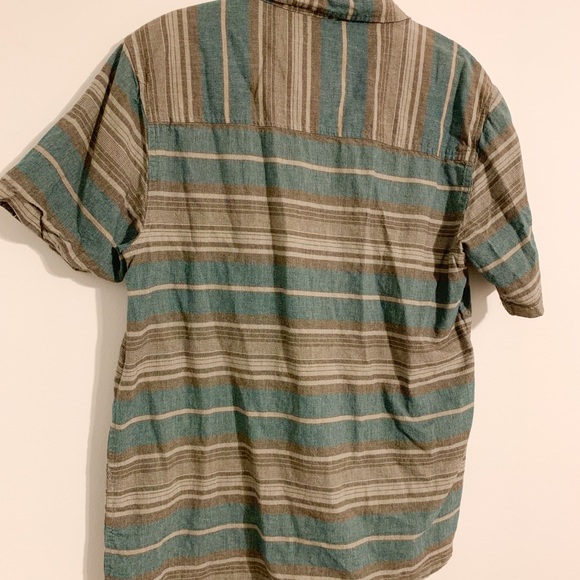 Nomad Division Hippy Tree Button Down. Striped - Picture 4 of 4